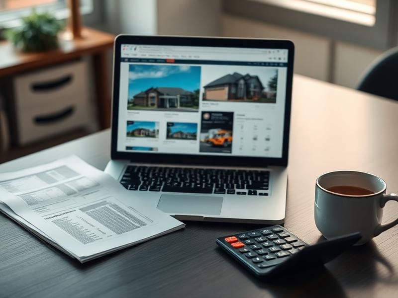 Investor reviewing off-market property listings and comps